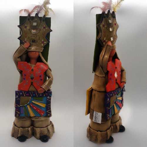 Artesanía Cerámica Souvenir Premium Danzante Pujili 32cm