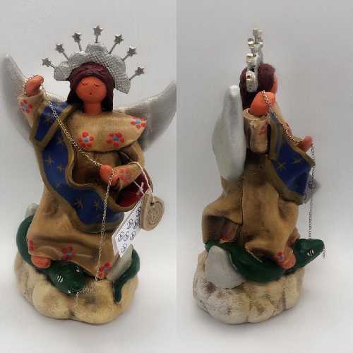 Artesania De Ceramica Virgen De Quito Chica